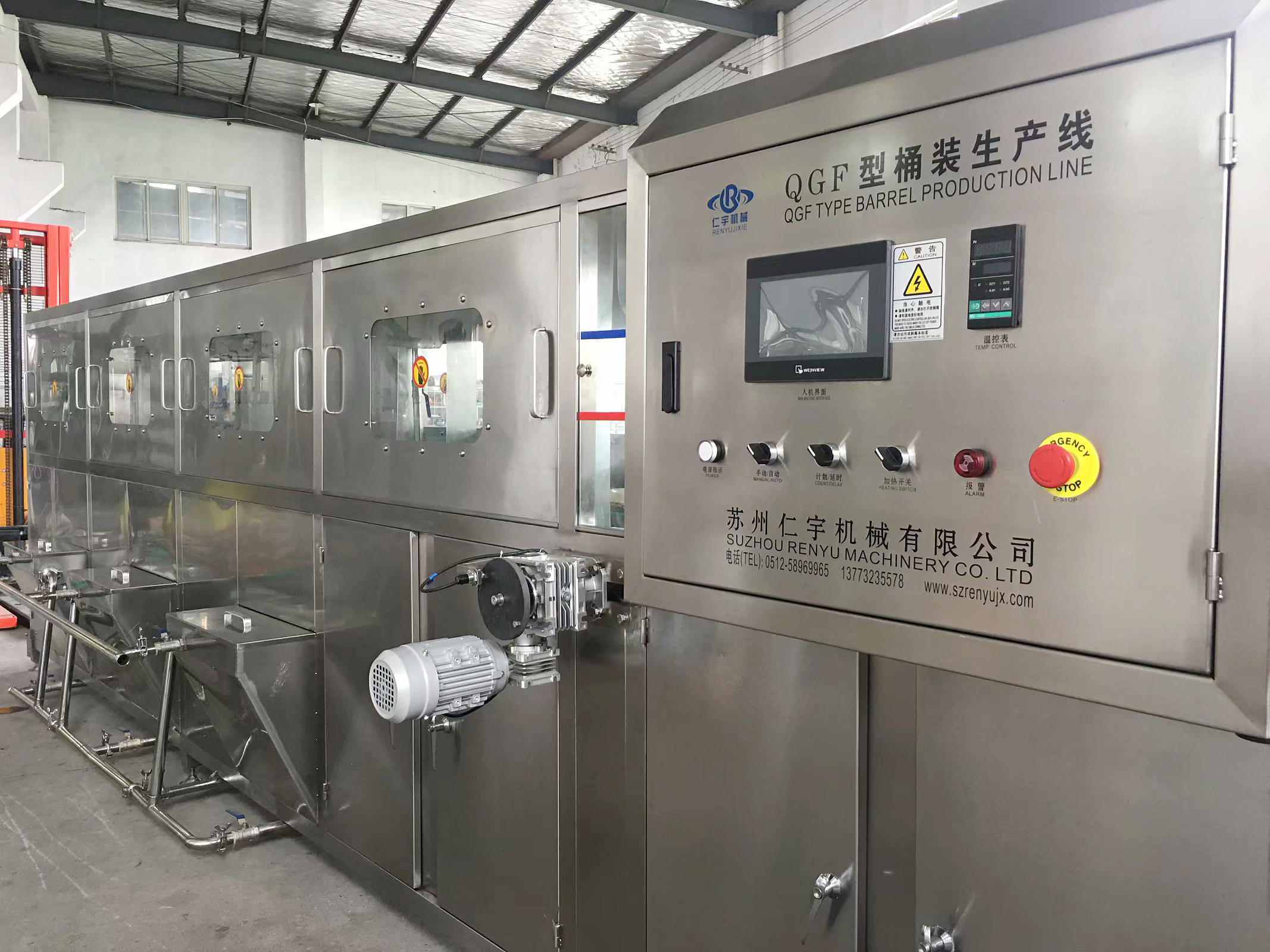 桶装水灌装机厂家-----米兰milan(中国)机械两台灌装机发货啦